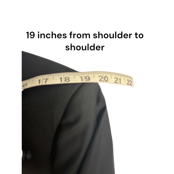 Mens Black Suit Jacket 40R Super 110s Fabric By Ing. Loro Piana & C Italy 2-Butt - Picture 11 of 11